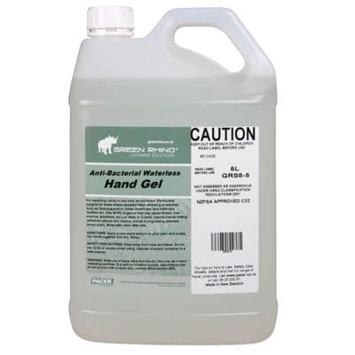 Green Rhino Evaporating Liquid Hand Sanitiser, 70% Ethanol, 5L